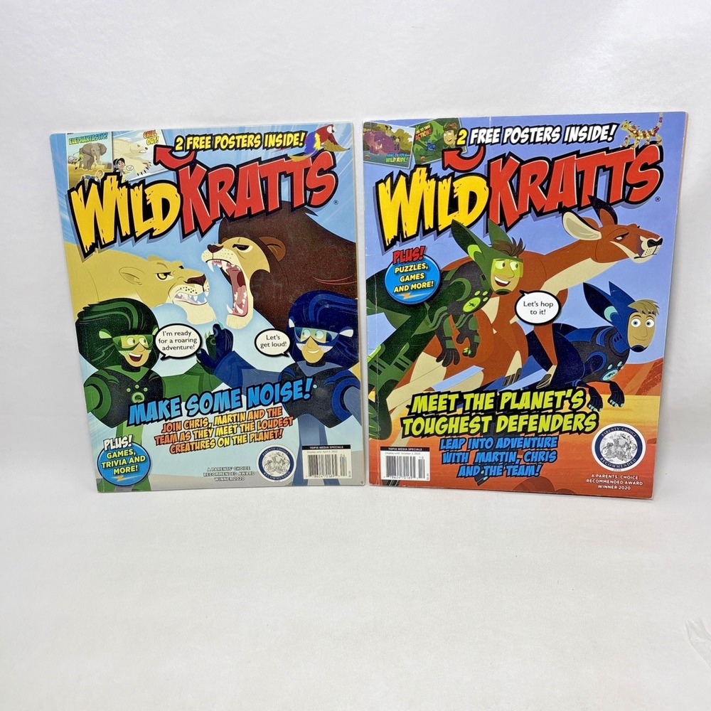 Wild Kratts Mixed Lot of 5 Figures 80 Discs Goggles 2 Magazines 24 Fanny Pack - Picture 8 of 10